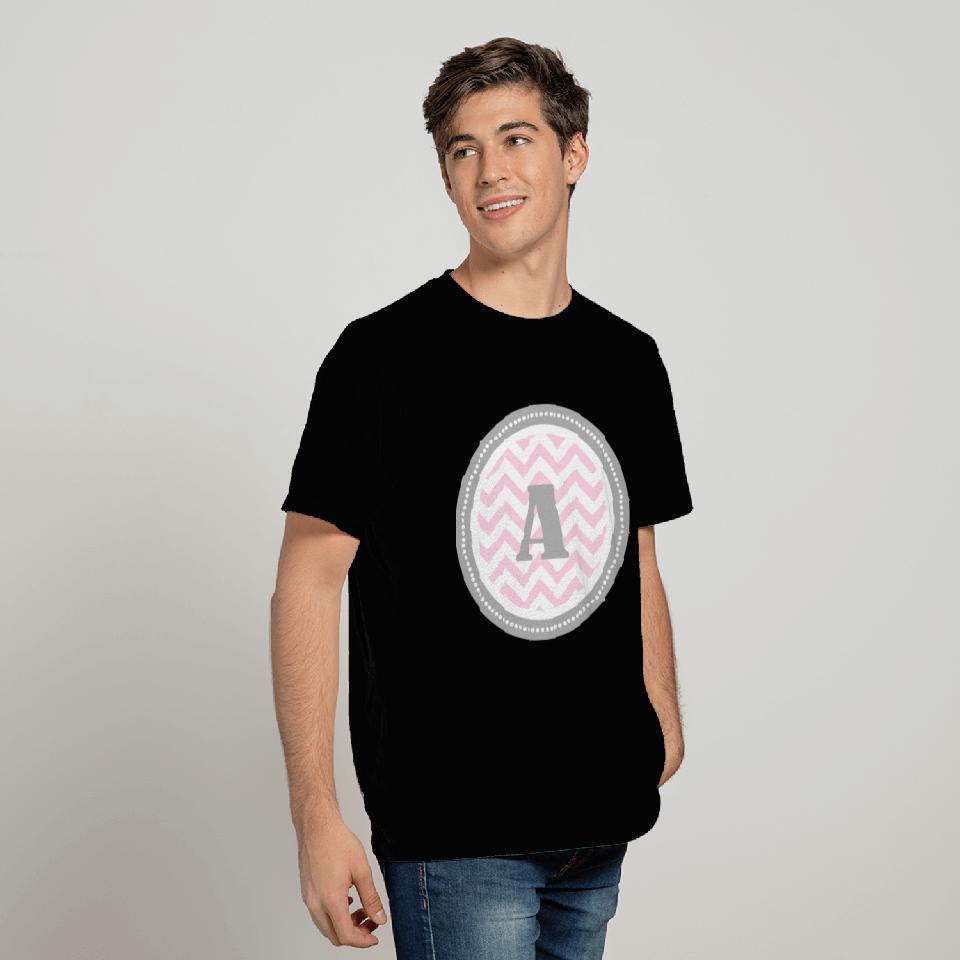 Pink Chevron A T Shirts