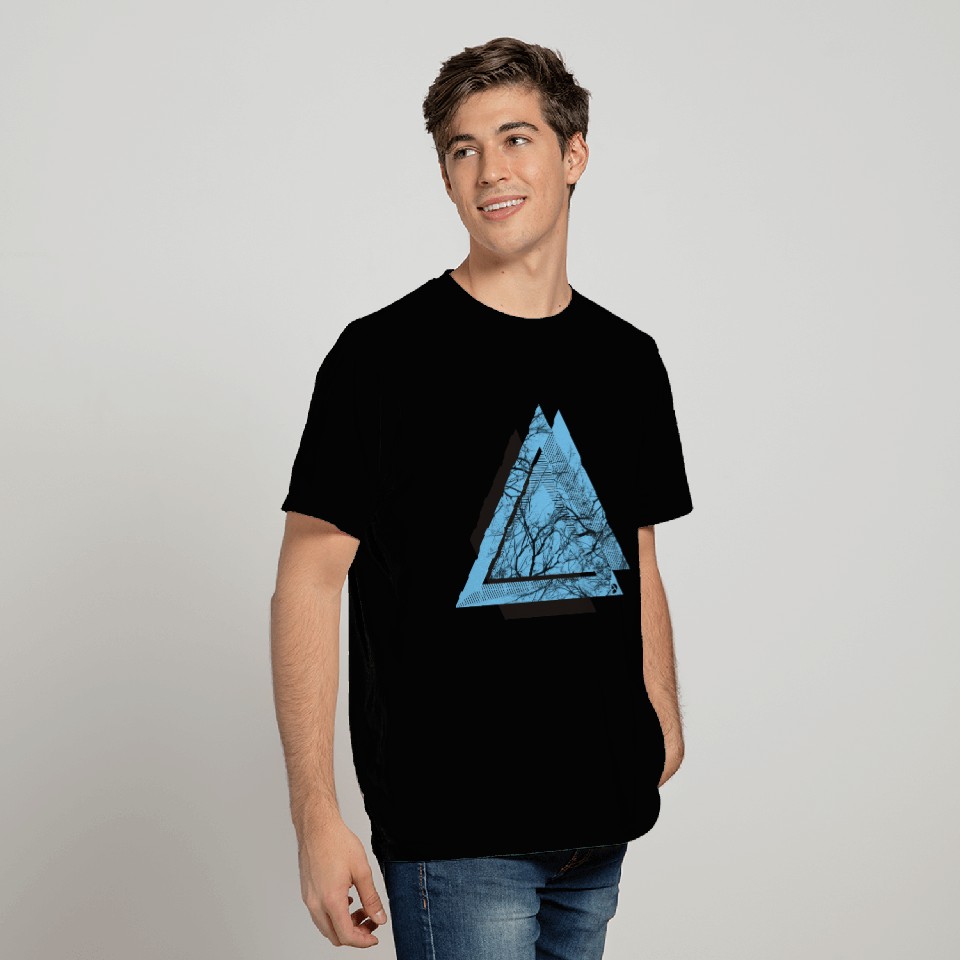 AD triangle black T Shirts