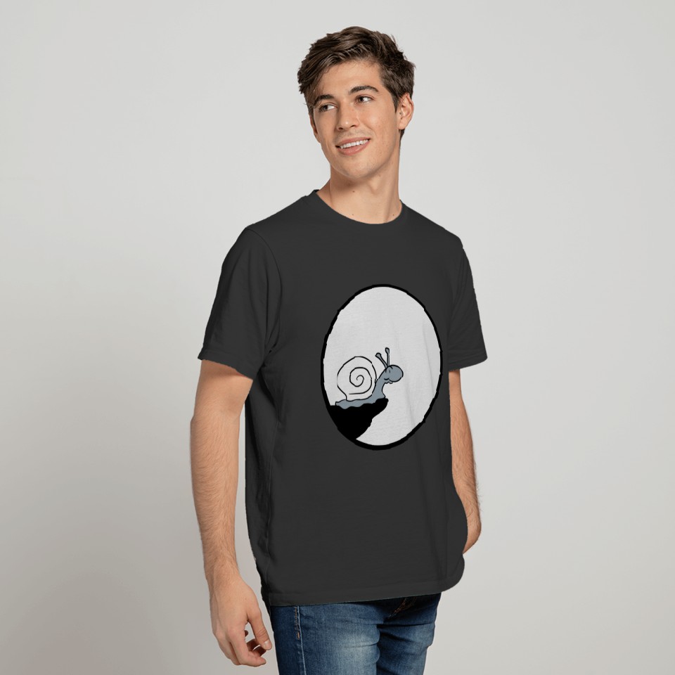 moon snail who werewolf cliff full moon howling wo T-shirt