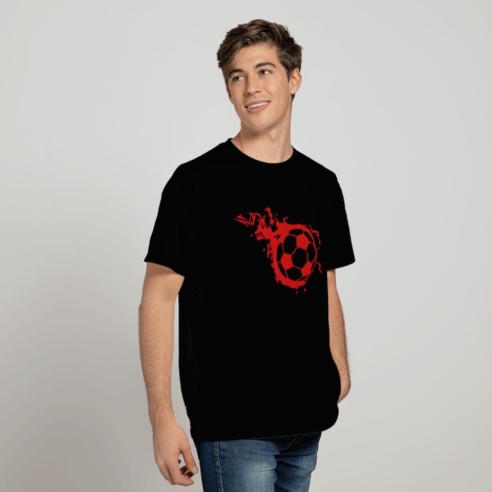 flame soccer ball fireball 302 T Shirts
