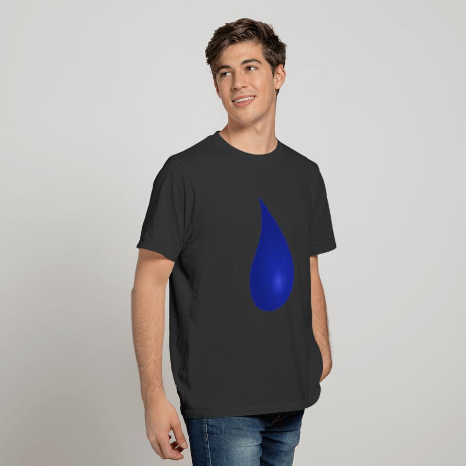 Blue blue waterdrop T-shirt