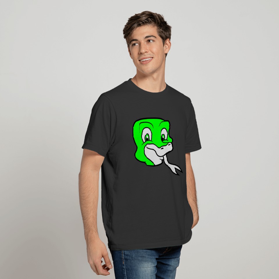 tongue face head sweet little cute baby snake chil T Shirts