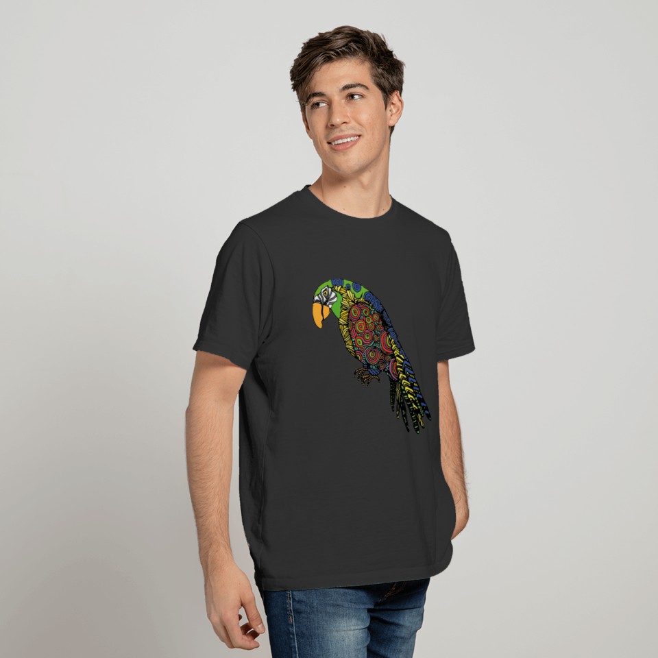 Detailed Parrot T-shirt