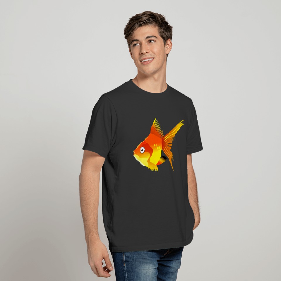 Cartoon goldfish T-shirt