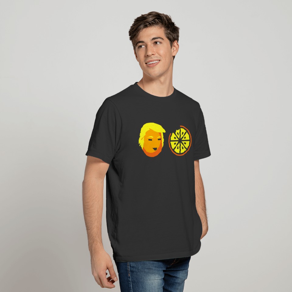Trump Orange Bite Cartoon T-shirt