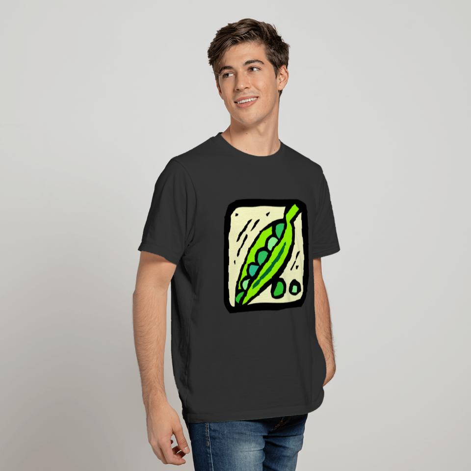Food and drink icon peas T-shirt