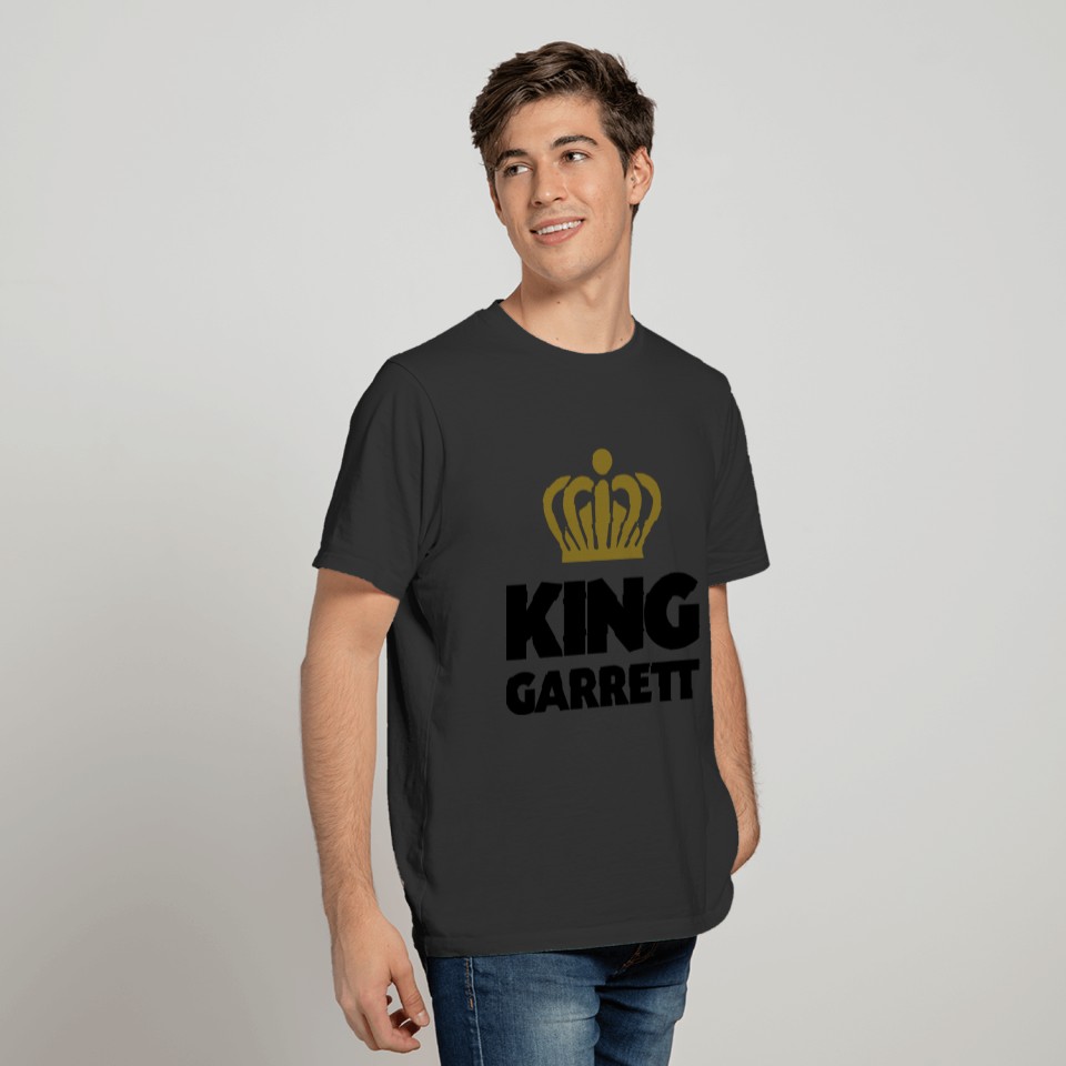 King garrett name thing crown T-shirt