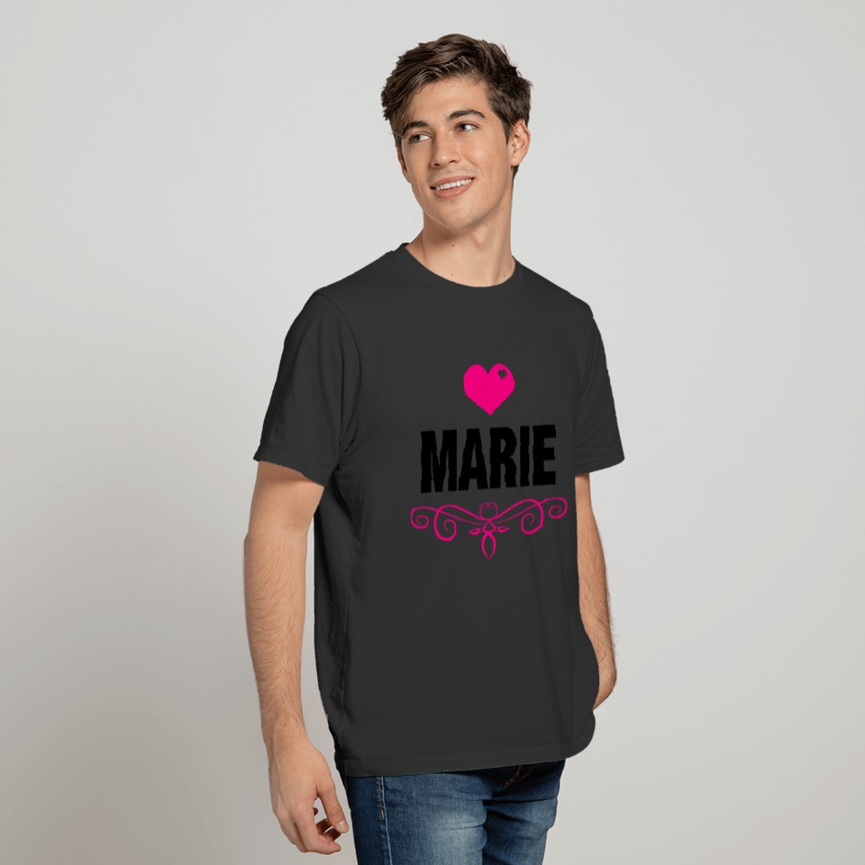 MARIE, Love, Heart, Baby, Girl, Birthday, Presents T Shirts