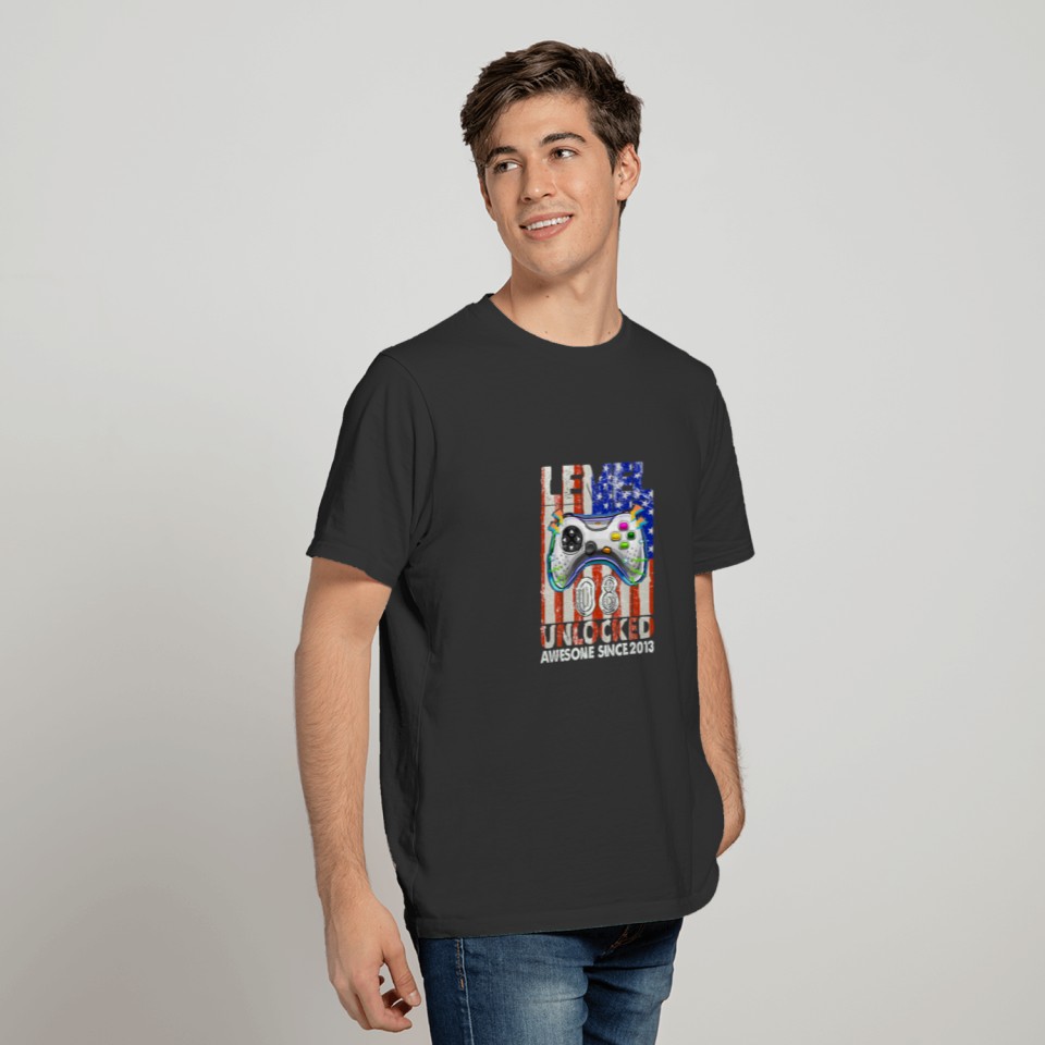 Video-Game Controller 4Th Of July Gaming American T-shirt