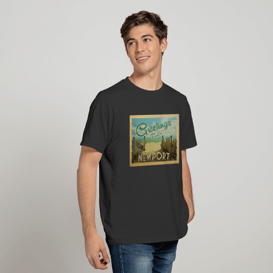 Newport Beach Vintage Travel T-shirt