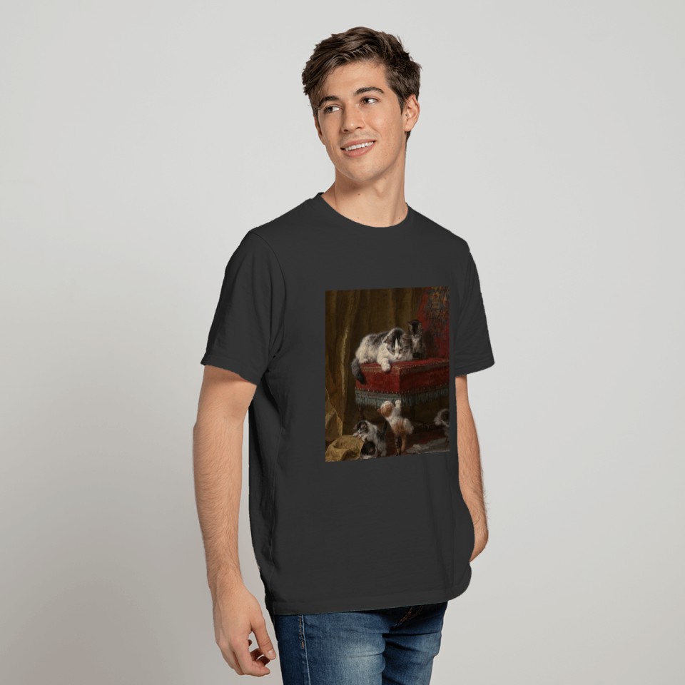 Cats And Kittens Paintings T-shirt