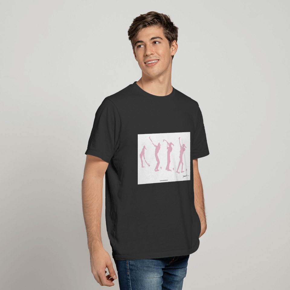 5 pink golf, tony fernandes T-shirt