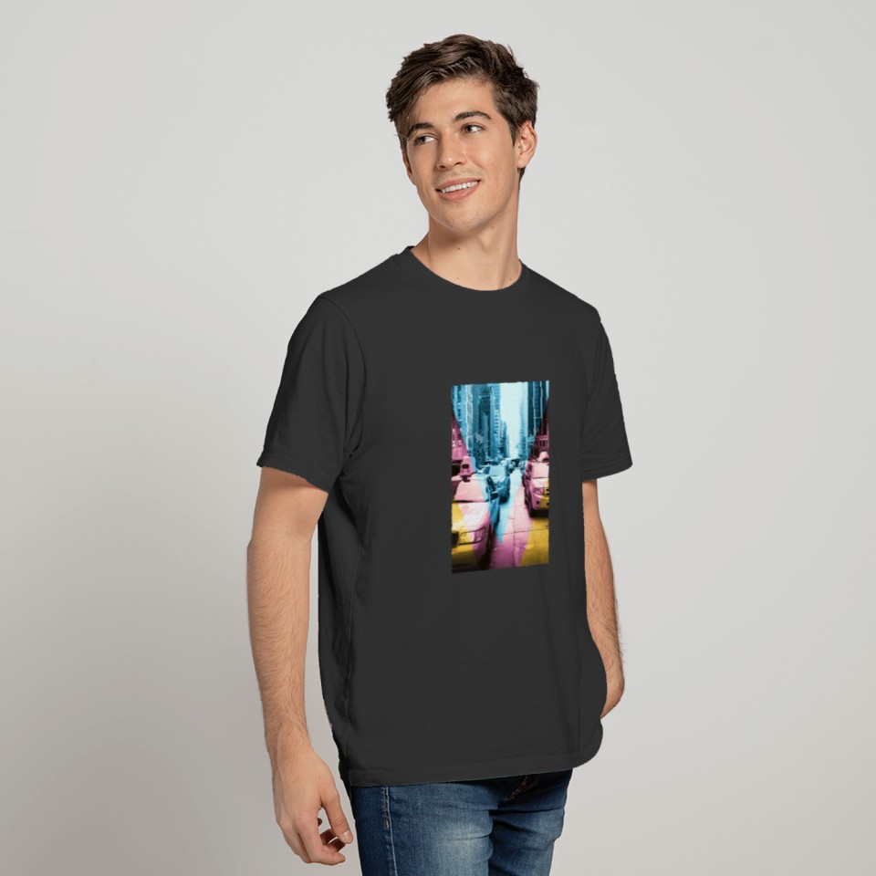 New York Street View - New York Taxi - NYC T-shirt
