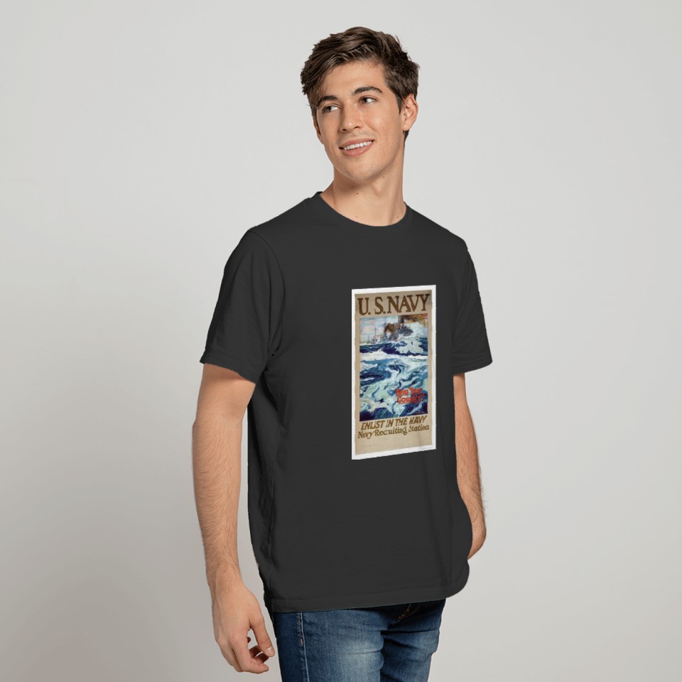 Help Your Country - Enlist in the Navy (US02286B) T-shirt