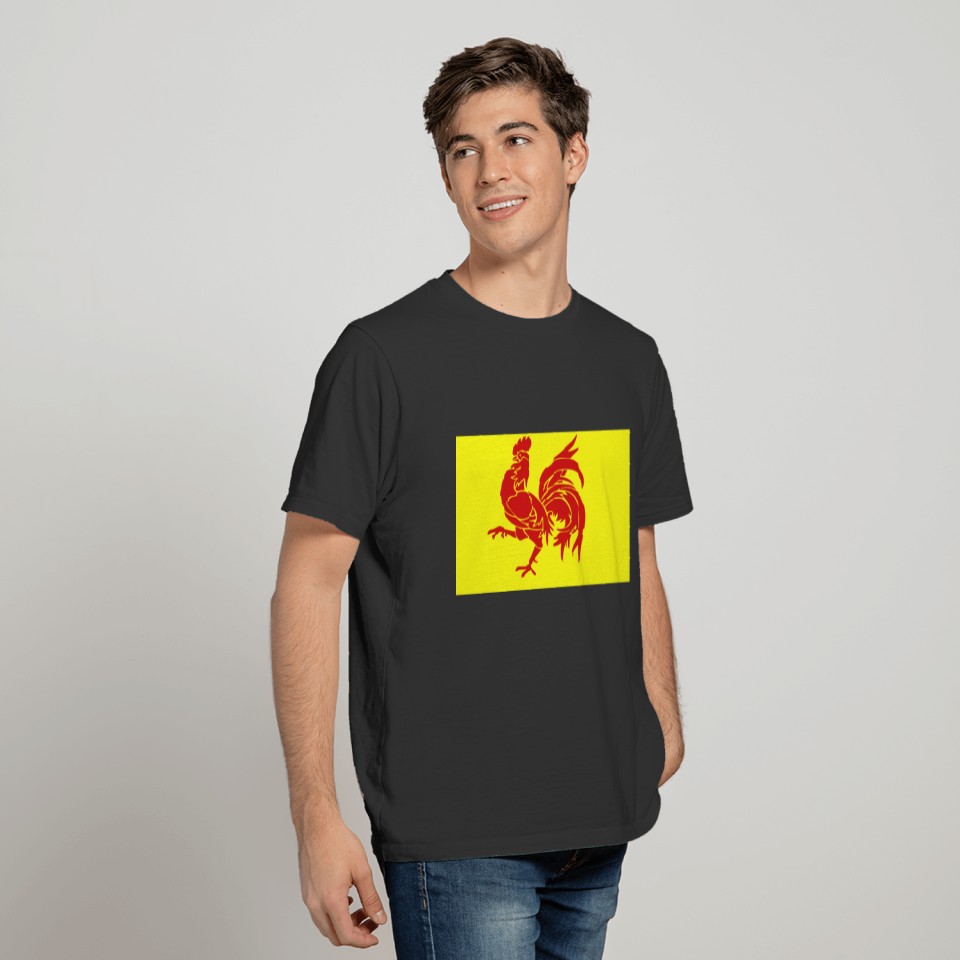 Belgian Flag Walloon T-shirt