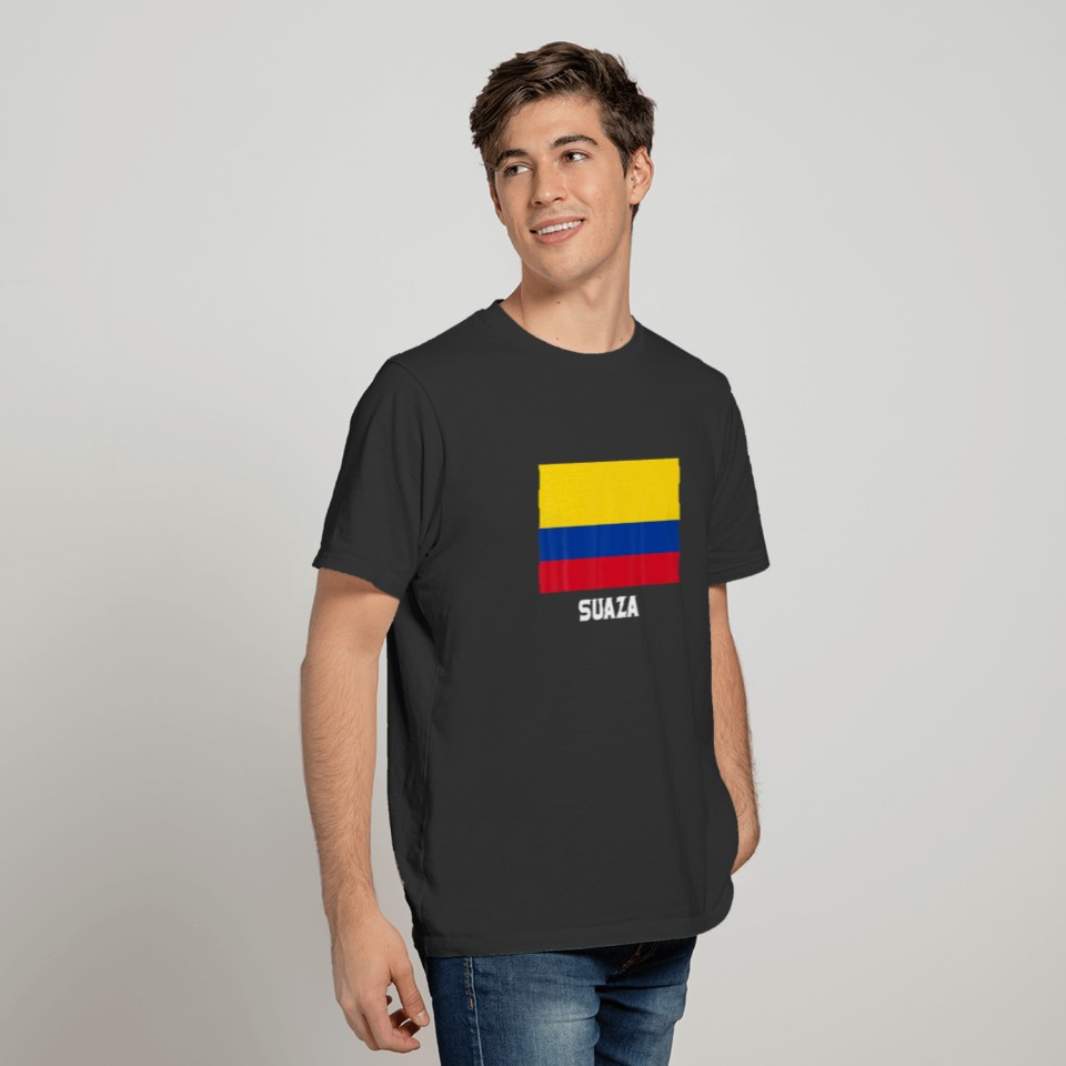 Suaza Colombia Flag Emblem Escudo Bandera Crest T-shirt