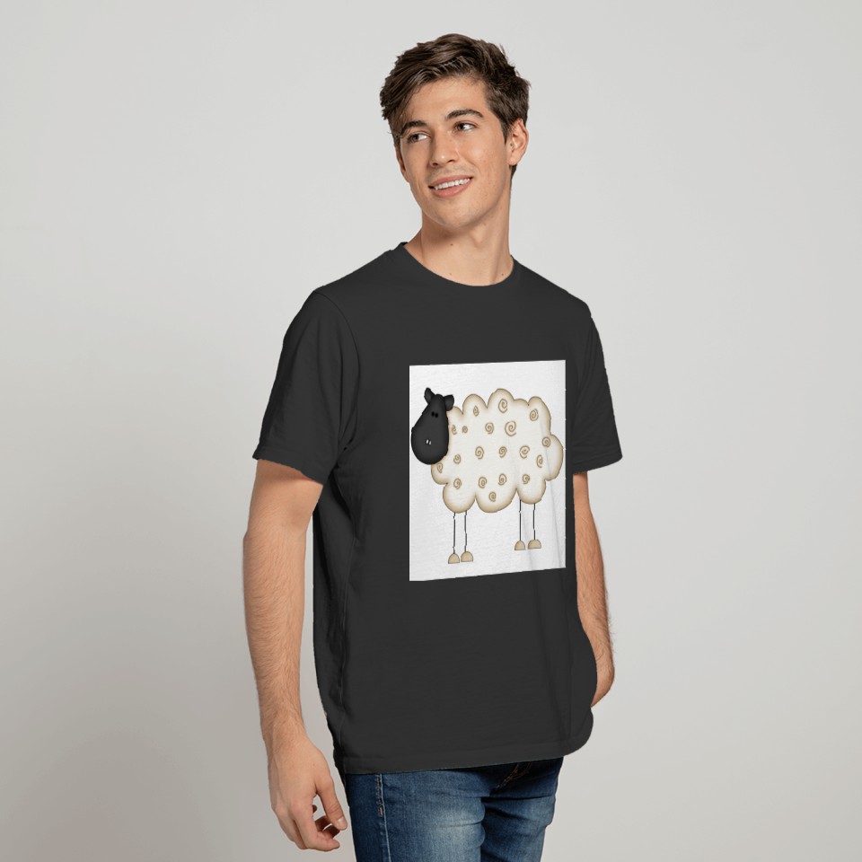 Stick Figure Sheep ts and Gifts T-shirt