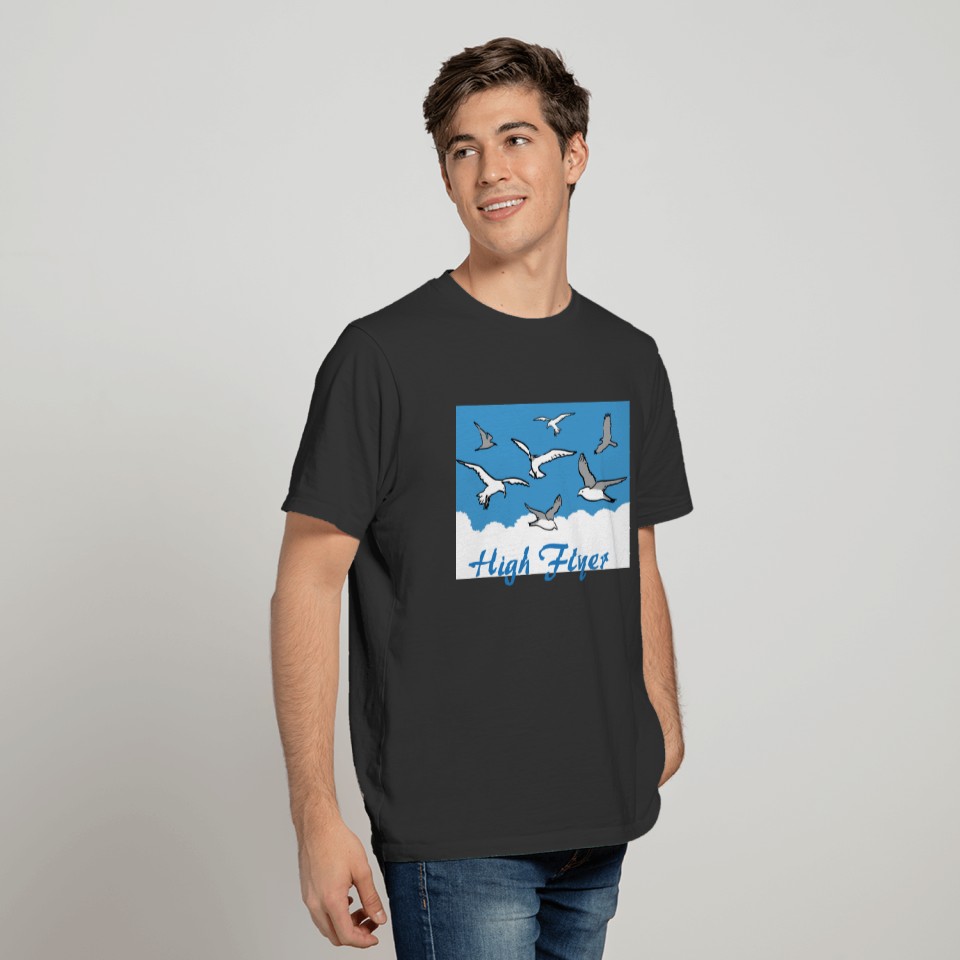 Birds flying high T-shirt