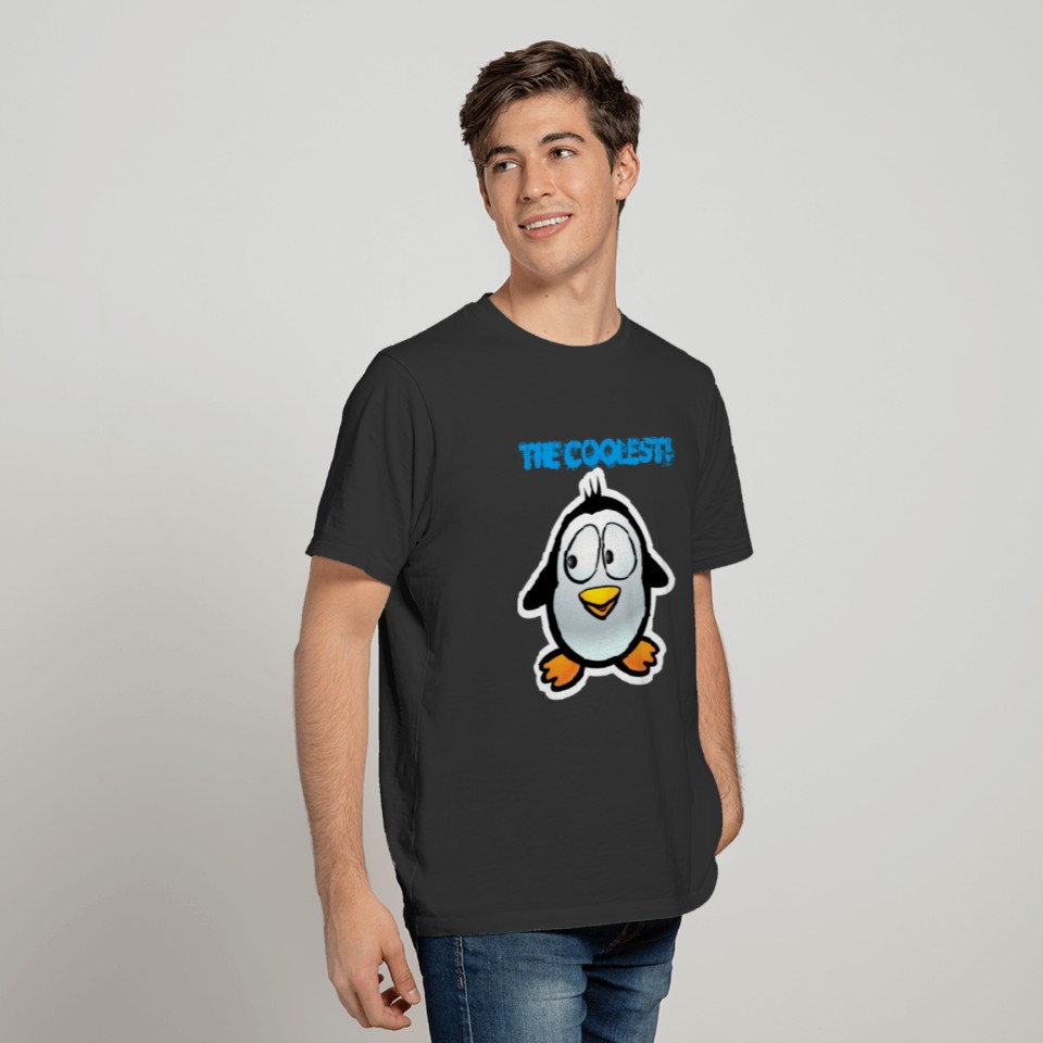 Personalized Penguin Cartoon T-shirt