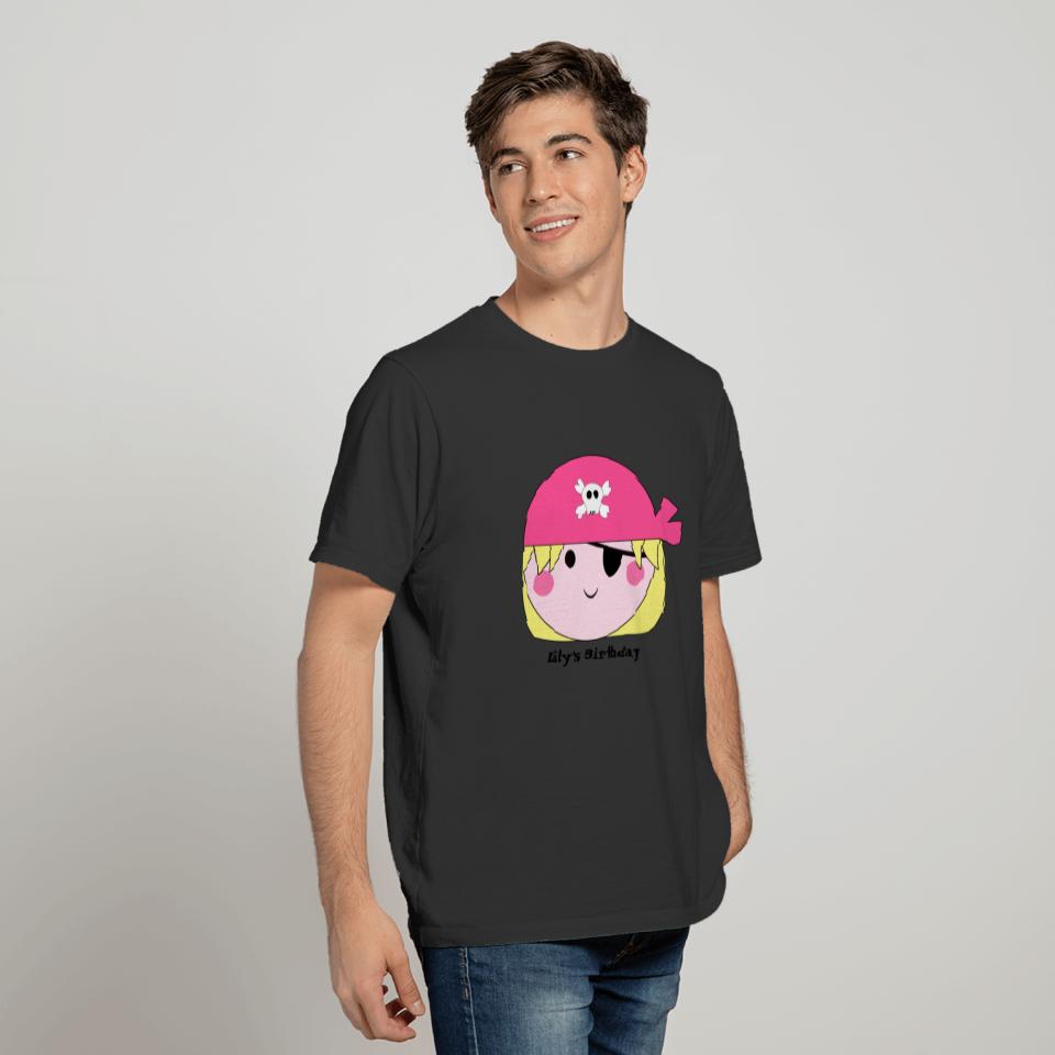 KRW Cute Pink Pirate T-shirt