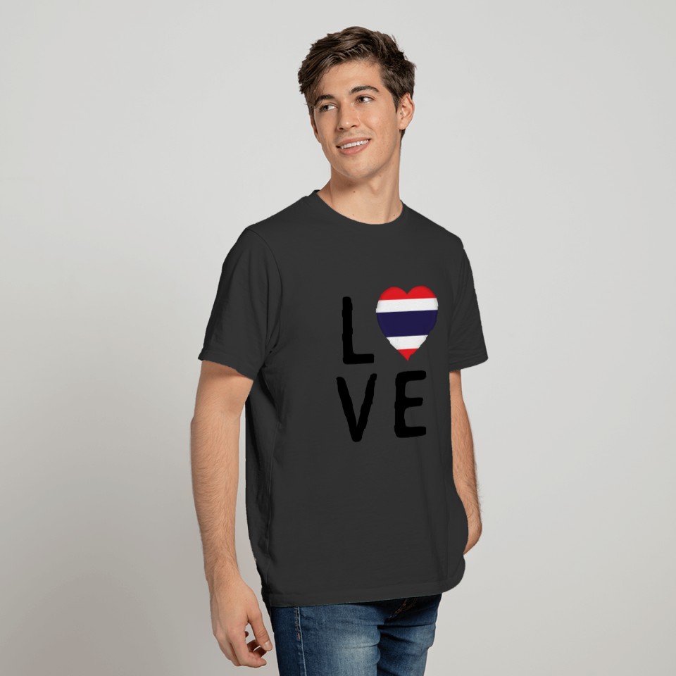 Love - Thailand Flag T-shirt