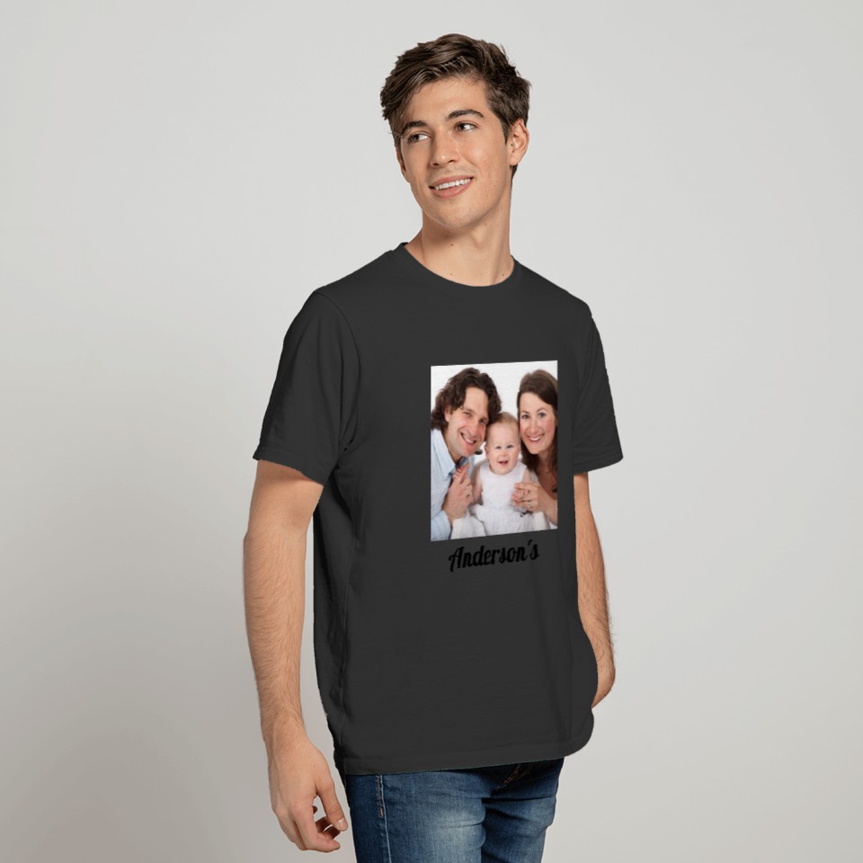 Create Your Own Family Photo T-shirt