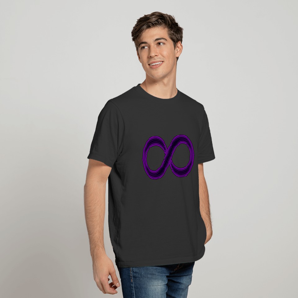 Purple Infinity Symbol T-shirt