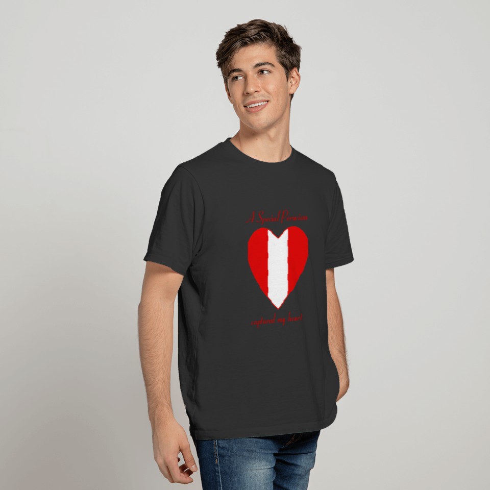 Peru Flag Sweetheart T-shirt
