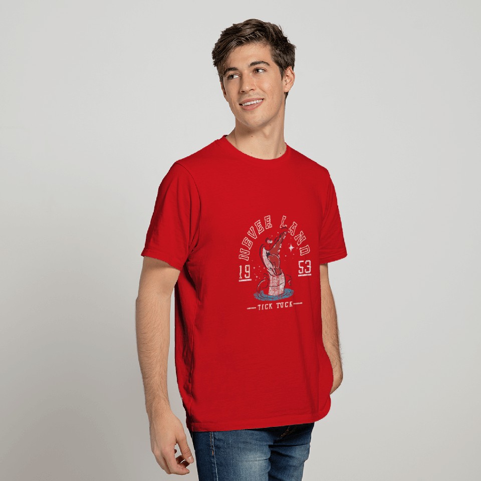 Disney Peter Pan Neverland Croc Collegiate Tick Tock 1953 T-Shirts