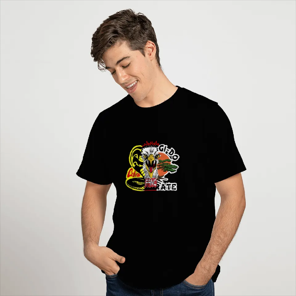 Cobra Kai Eagle Fang Miyagi Do Karate Mash Up T-Shirts