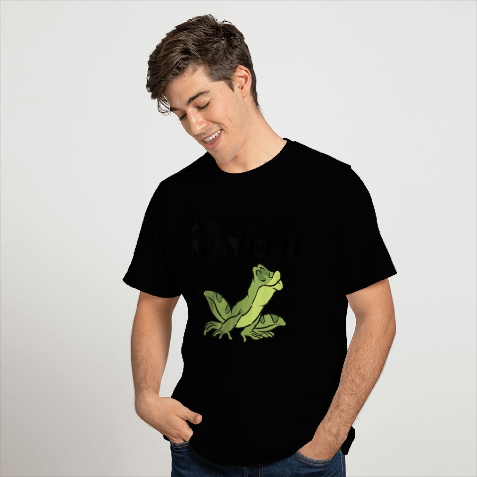 Disneyss The Princess And The Frog Her Naveen Couples T-Shirts