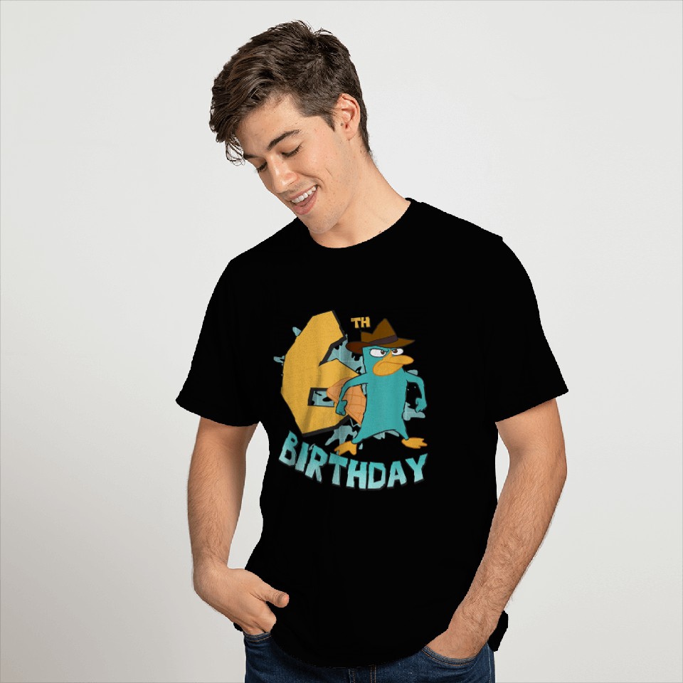 Disneyss Phineas And Ferb Perry Sixth Birthday T-Shirts