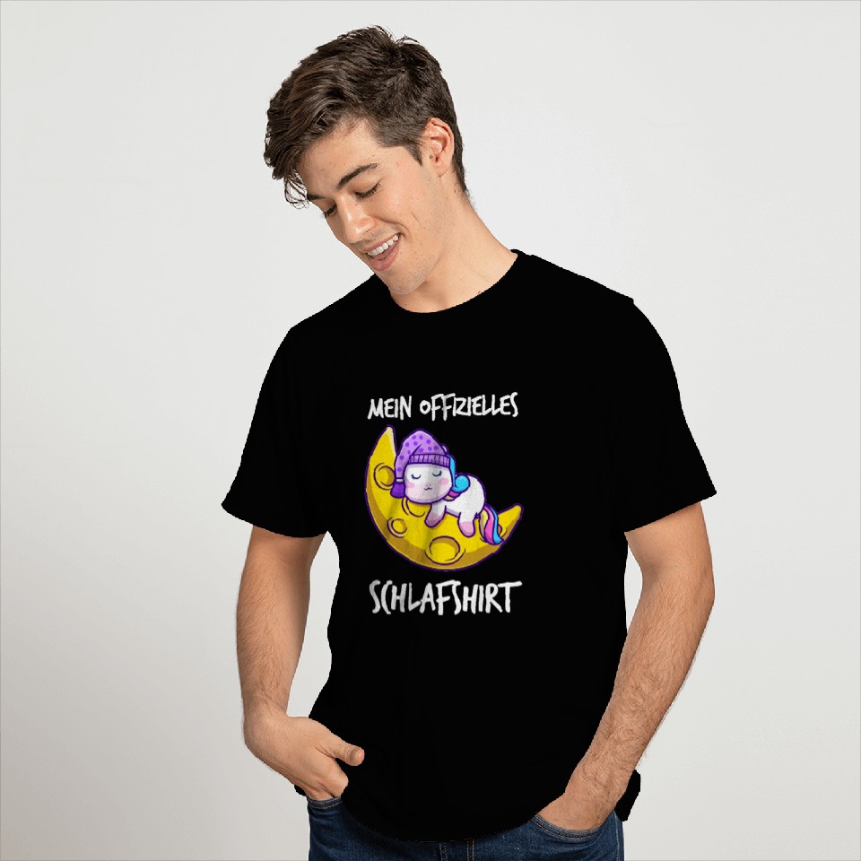 Unicorns My Official Sleep Cute Sleeping Unicorns Bed 1 T-Shirts