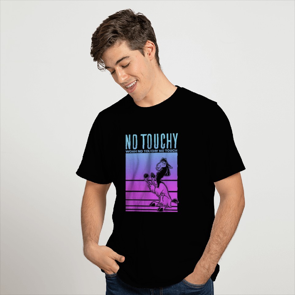 Disneyss The Emperor New Groove Blue Pink Graphic T-Shirts