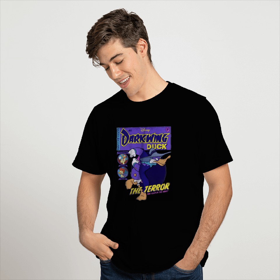 Disney Darkwing Duck Black  Classic Fit T-Shirts