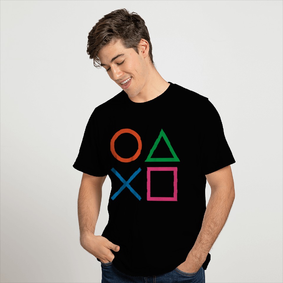 PLAYSTATION CONTROLLER PS2 PS3 MENS COOL GAMING T-Shirts