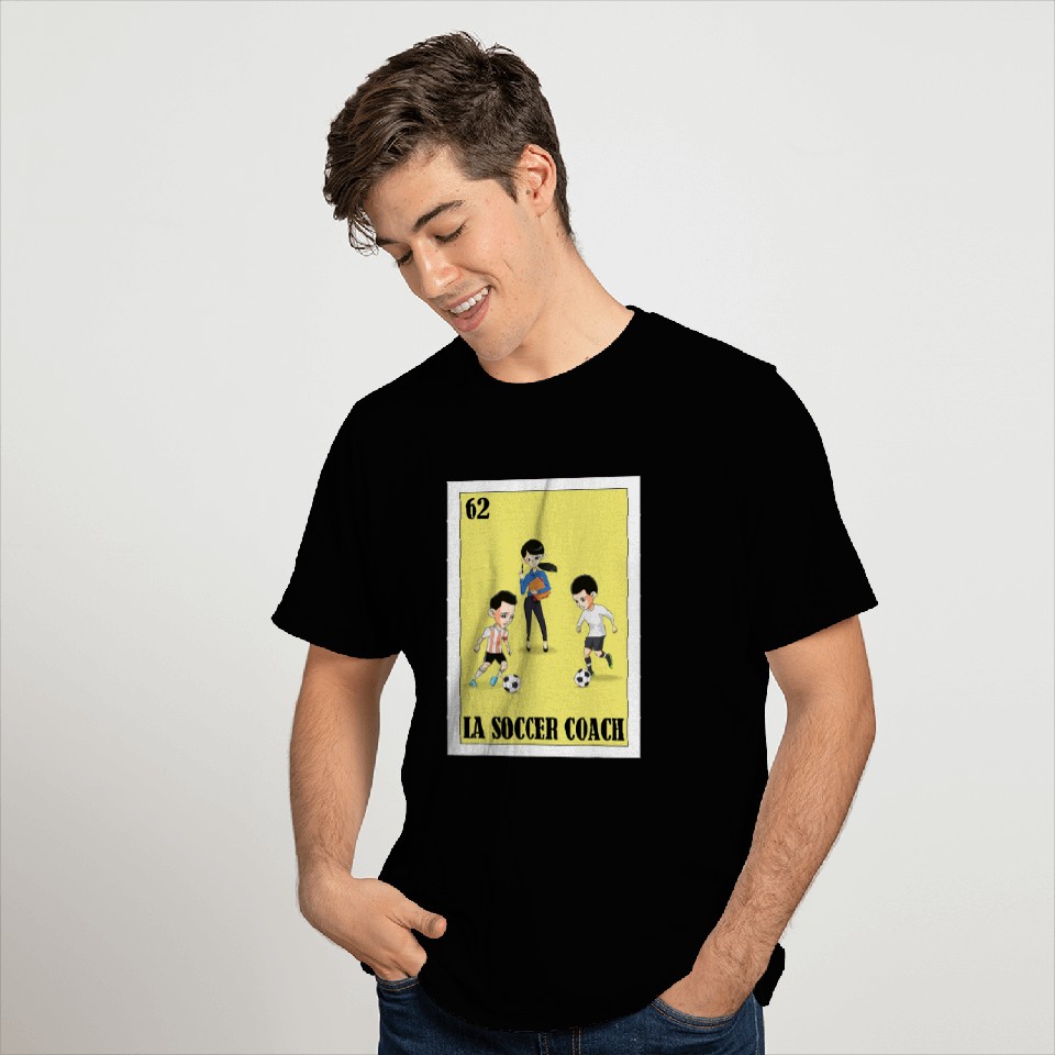 Funny Mexican Design for Trainers La Soccer Coach T-Shirts