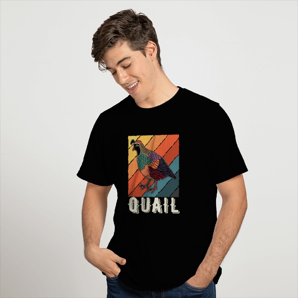 Quail bird species ornamental quail farmer 23 T-Shirts