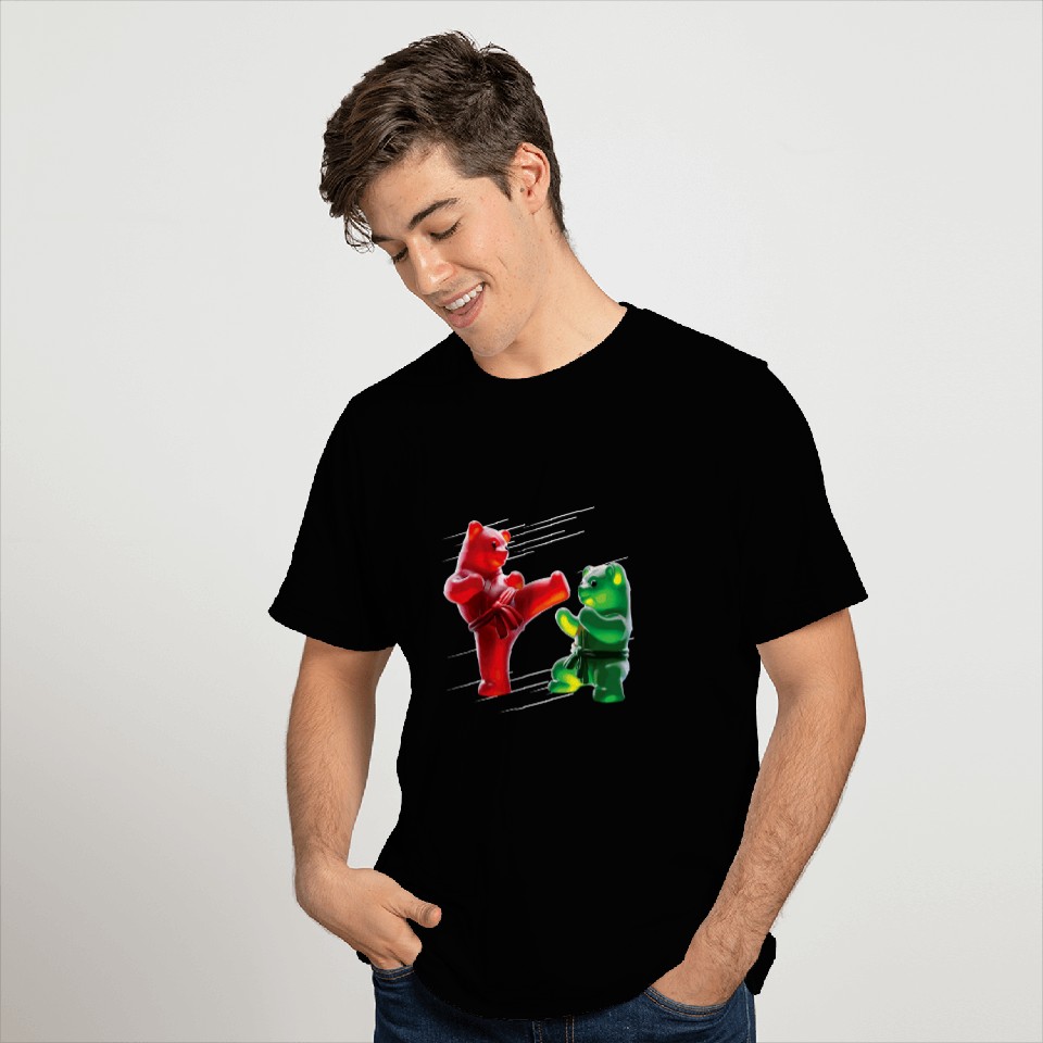 Gummy Bear Ninja Gummy Bear Karate Gummy Bear T-Shirts