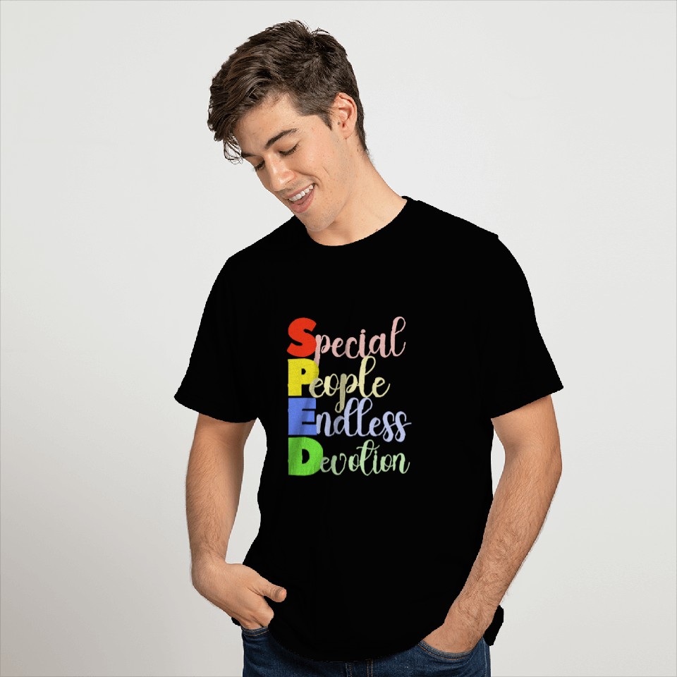 Special Education Teacher Autism Inspirational SPED Teachers T-Shirts