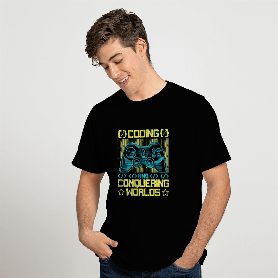 Web Developer Gamer Nerd Video Gaming Computer Programmer 1 T-Shirts