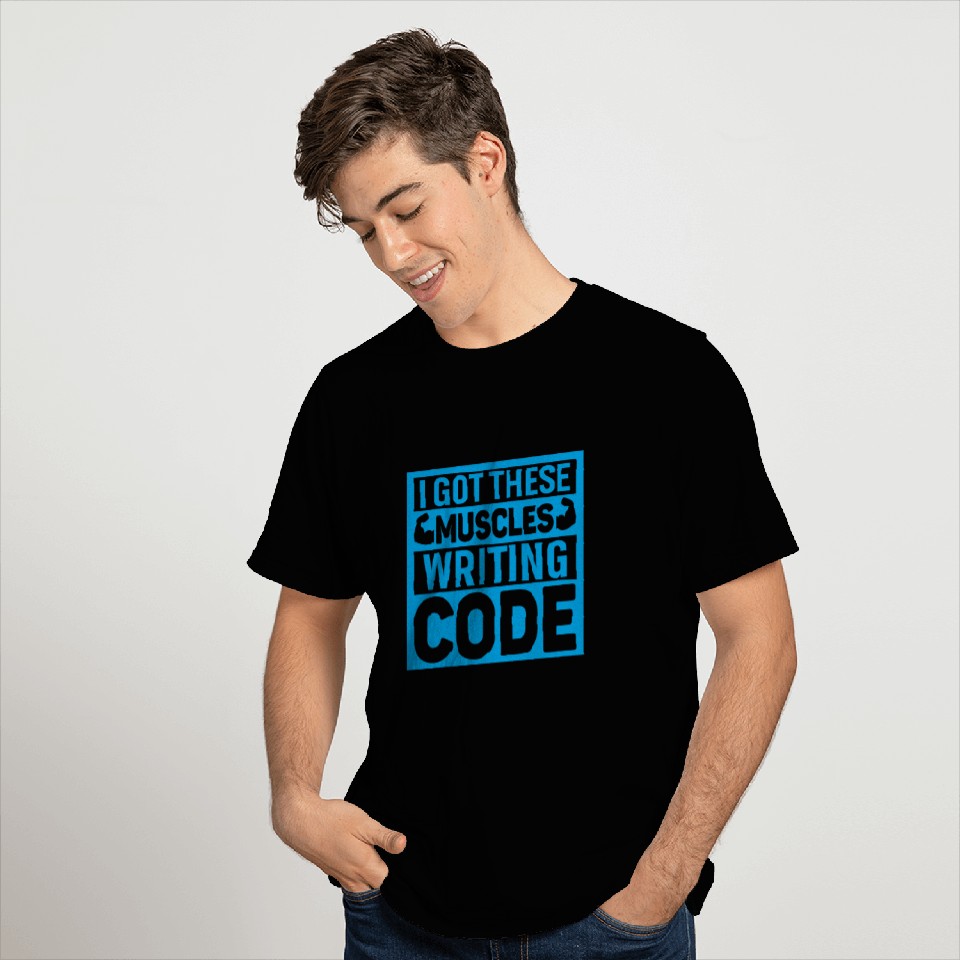 Writing Code Coding IT Computer Science Programmer 1 T-Shirts