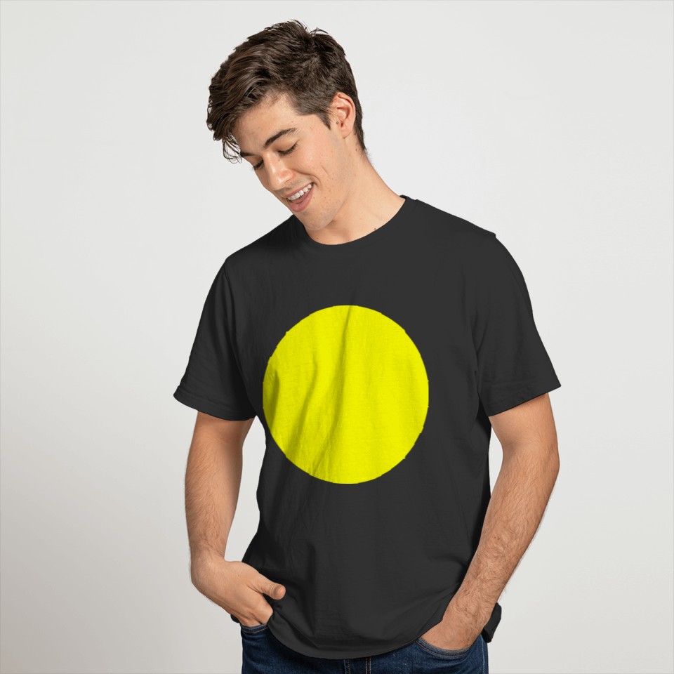 Yellow Circle T Shirts