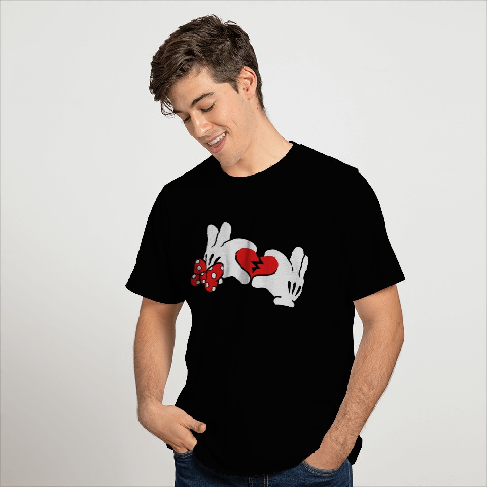 Mickey Broken Heart 2 T Shirts