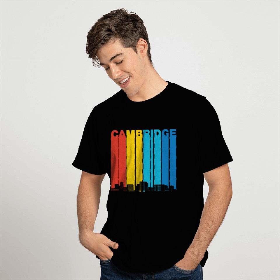 Retro Cambridge Skyline T Shirts