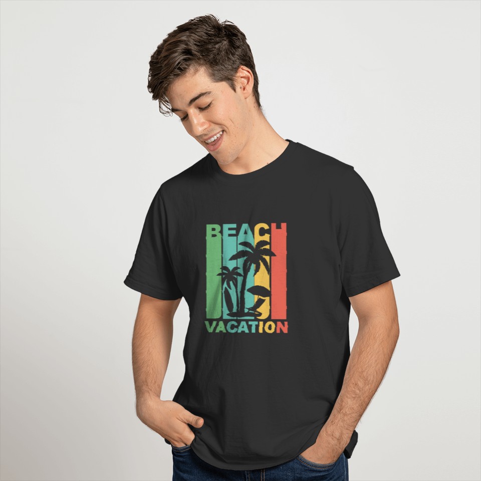 Vintage Beach Vacation Graphic T Shirts