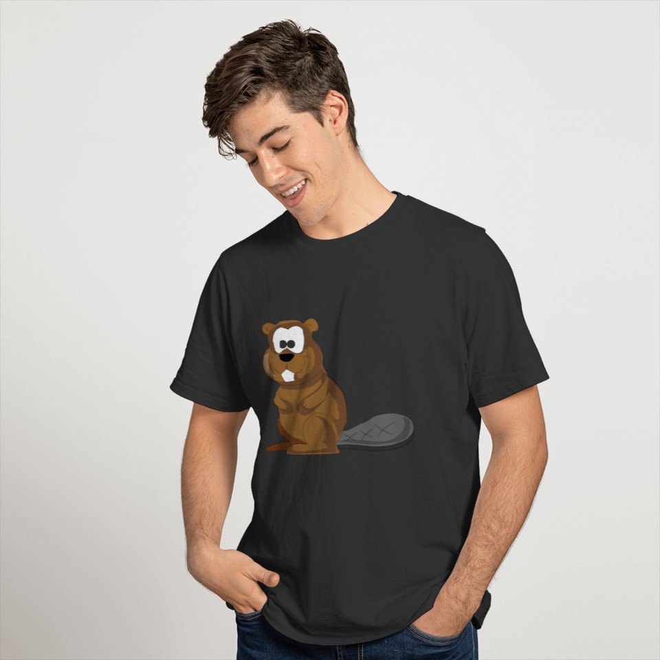 Cartoon Beaver T-shirt