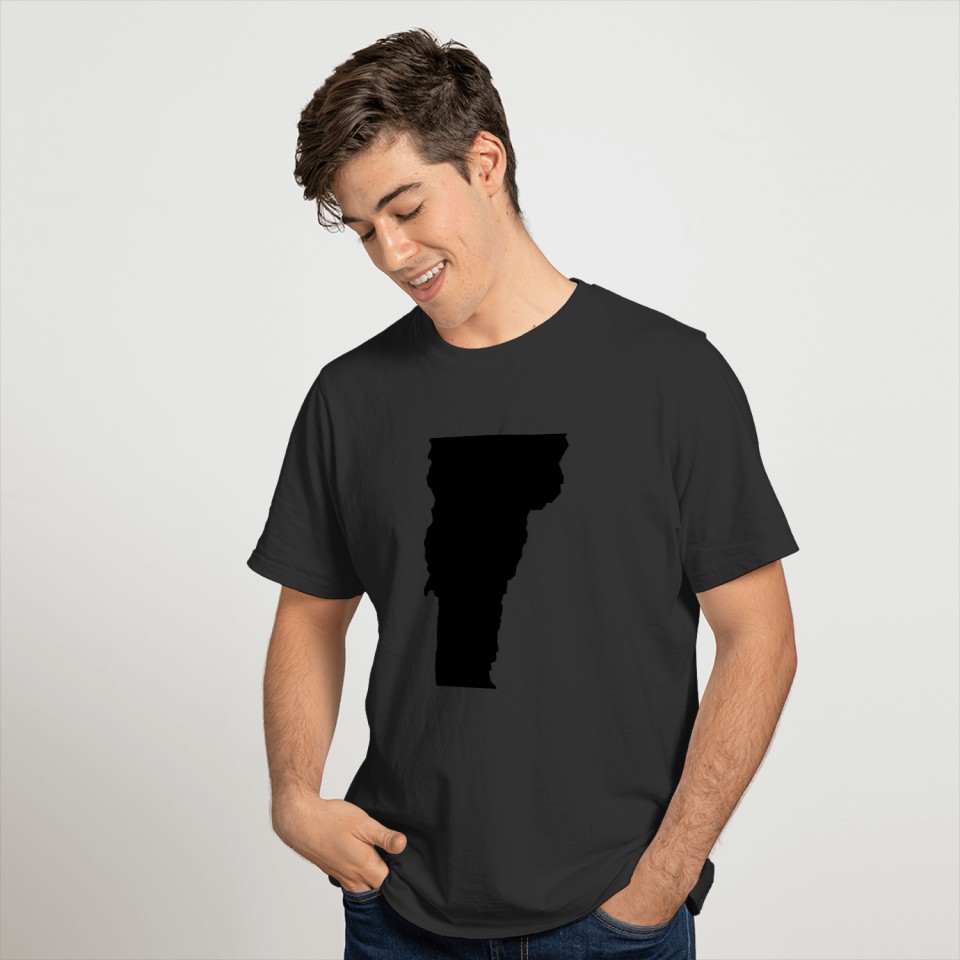 Vermont map T-shirt