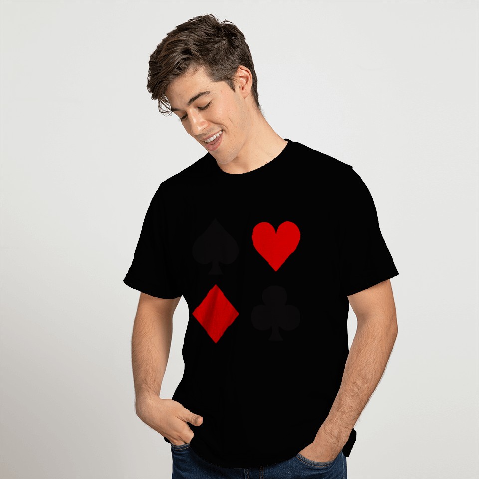 Playing Card Suits T Shirts