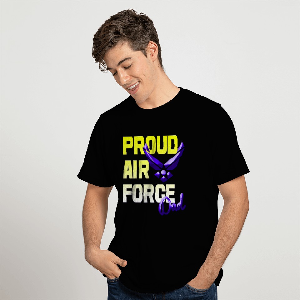 Proud Air Force Dad T Shirts